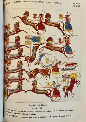 Item #M12225 Grand temple d'Abou Simbel. La bataille de Qadech. Description et inscriptions,...