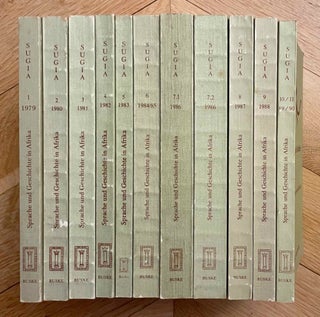 Item #M12228 SUGIA (Sprache und Geschichte in Afrika). Vol. I to XI. AAE - Journal - Set