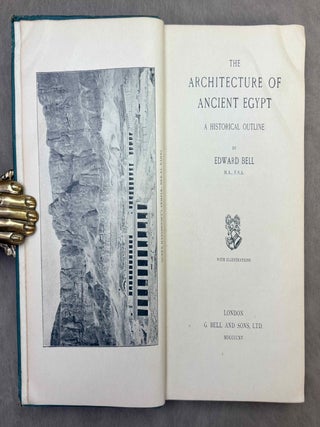 The Architecture of Ancient Egypt. A Historical Outline.
