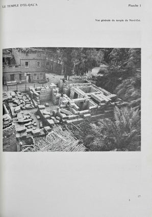 Le temple d'el-Qala. Tome I: Relevé des scènes et des textes; sanctuaire central, sanctuaire nord, salle des offrandes, n°1-112.