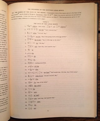 The calendars of Ancient Egypt