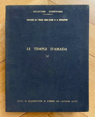 Item #M12322 Le temple d'Amada. Cahier IV: Dessins, index, tables de concordances....