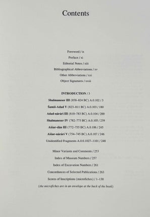 Royal Inscriptions of Mesopotamia. Assyrian Periods. Vol. III: Assyrian rulers of the early first millennium BC. Part 2: 858-745 BC.