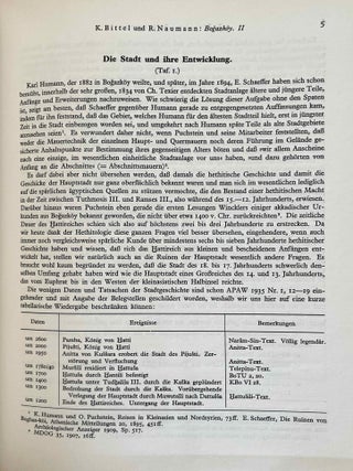 Bogazk&ouml;y. Teil 1: Neue Untersuchungen in der hethitischen Hauptstadt. Teil 2: Neue Untersuchungen hethitischer Architektur. Teil 3: Funde aus den Grabungen 1952-1955. Teil 4: Funde aus den Grabungen 1967 und 1968. Teil 5: Funde aus den Grabungen 1970 und 1971. Teil 6: Funde aus den Grabungen bis 1979.[newline]M12337-09.jpeg