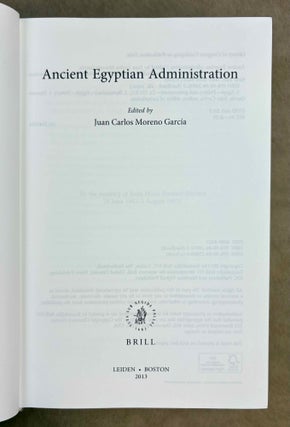Ancient Egyptian administration