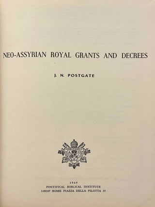 Neo-Assyrian royal grants and decrees[newline]M12363-02.jpeg