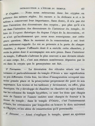 Denderah. Description g&eacute;n&eacute;rale du grand temple de cette ville. Vol. I-II: Int&eacute;rieur du temple. Vol. III-IV: Cryptes. Terrasses. Vol. V: Suppl&eacute;ment aux planches. Volume VI: Texte (complete set)[newline]M12373a-05.jpeg