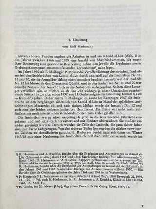 Kamid el-Loz--Kumidi. Schriftdokumente aus Kamid el-Loz.