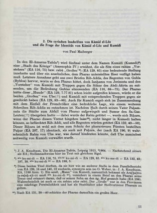 Kamid el-Loz--Kumidi. Schriftdokumente aus Kamid el-Loz.