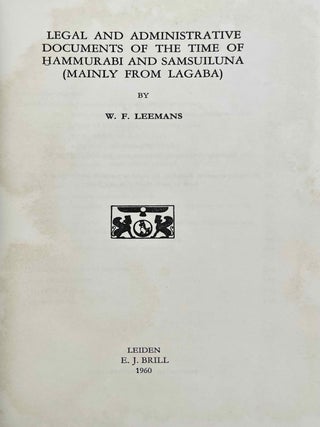 Legal and administrative documents of the time of Hammurabi and Samsuiluna (mainly from Lagaba)[newline]M12388-01.jpeg