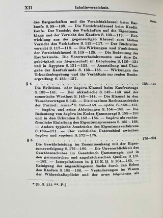 Die Schlussklauseln der Altbabylonischen Kauf- und Tauschvertr&auml;ge. Ein Beitrag zur Geschichte des Barkaufes.[newline]M12392-03.jpeg
