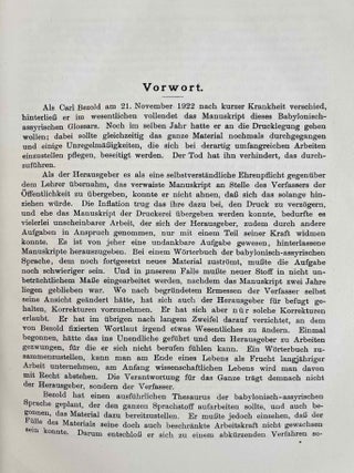 Babylonisch-assyrisches Glossar