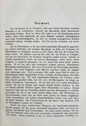 Babylonisch-assyrisches Glossar