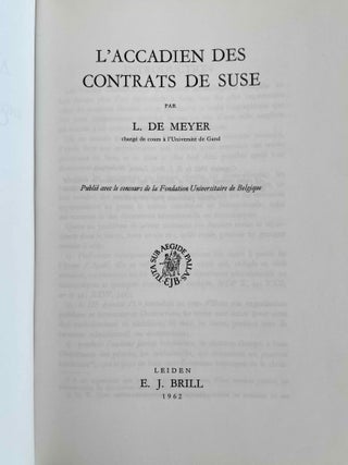 L'accadien des contrats de Suse (XEROX)