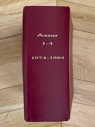 Item #M12399 Assur. Vol. I-IV (1974-1979) (XEROX). AAE - Journal - Set[newline]M12399-00.jpeg