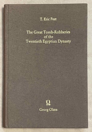 Item #M1239h The great tomb robberies of the Twentieth Egyptian dynasty. Being a critical study,...[newline]M1239h-00.jpeg