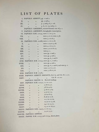 The great tomb robberies of the Twentieth Egyptian dynasty. Being a critical study, with translations and commentaries, of the papyri in which these are recorded. Vol II: Plates (only, without the text)[newline]M1239j-03.jpeg