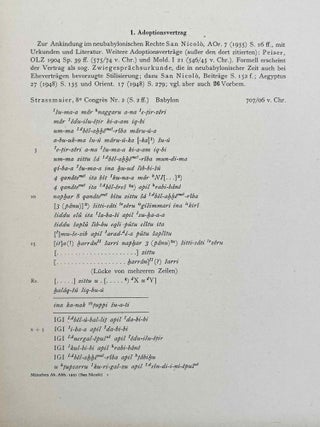 Babylonische Rechtsurkunden des ausgehenden 8. und 7. Jahrhunderts. 1. Hälfte (Nr. 1-86).