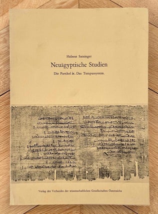 Item #M12412 Neuägyptische Studien. Die Partikel ir. Das Tempussystem. SATZINGER Helmut