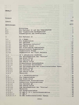 Neu&auml;gyptische Studien. Die Partikel ir. Das Tempussystem.[newline]M12412-02.jpeg