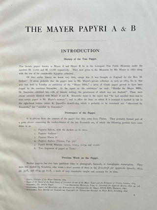 The Mayer Papyri A & B. Nos. M 11162 and M. 11186 of the Free Public Museums, Liverpool.[newline]M1241b-08.jpeg