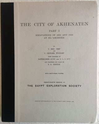 The city of Akhenaten. Part I: Excavations of 1921 and 1922 at el-’Amarneh. Part II: The North Suburb and the Desert Altars. The excavations at Tell el Amarna during the seasons 1926-1932. Part III: The Central City and the Official Quarters. The excavations at Tell el-Amarna during the seasons 1926-1927 and 1931-1936. Vol. 1: Text. Vol. 2: Plates (complete set)[newline]M1243c-01.jpg