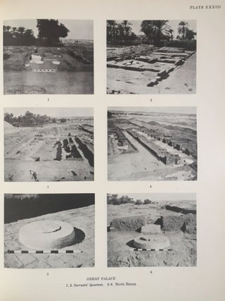 The city of Akhenaten. Part I: Excavations of 1921 and 1922 at el-’Amarneh. Part II: The North Suburb and the Desert Altars. The excavations at Tell el Amarna during the seasons 1926-1932. Part III: The Central City and the Official Quarters. The excavations at Tell el-Amarna during the seasons 1926-1927 and 1931-1936. Vol. 1: Text. Vol. 2: Plates (complete set)[newline]M1243c-58.jpg