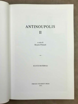 Antinoupolis. Vol. II.[newline]M12455-01.jpeg