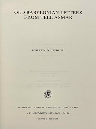 Old Babylonian letters from Tell Asmar[newline]M12475-01.jpeg