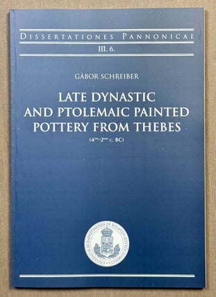 Item #M12477a Late Dynastic and Ptolemaic painted pottery from Thebes (4th-2nd c. BC). SCHREIBER...