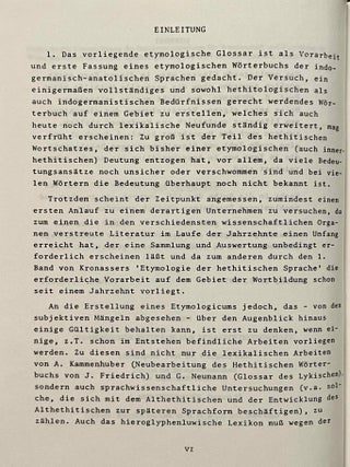 Hethitisches etymologisches Glossar. Lieferungen 1-10.[newline]M12479-02.jpeg