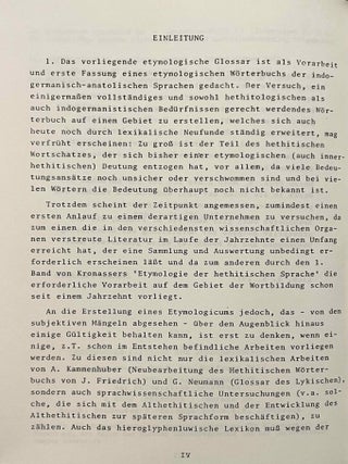 Hethitisches etymologisches Glossar. Lieferungen 1-10.[newline]M12479-04.jpeg