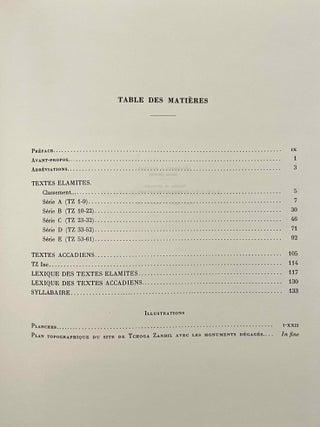 Tchoga Zanbil (Dur-Untash). Volume III: Textes &eacute;lamites et accadiens de Tchoga Zanbil.[newline]M12485-08.jpeg