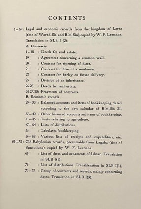 Tabulae cuneiformes a F.M. Th. de Liagre Böhl collectae, vol. 1: Old Babylonian legal and administrative documents