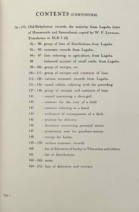 Tabulae cuneiformes a F.M. Th. de Liagre Böhl collectae, vol. 1: Old Babylonian legal and administrative documents