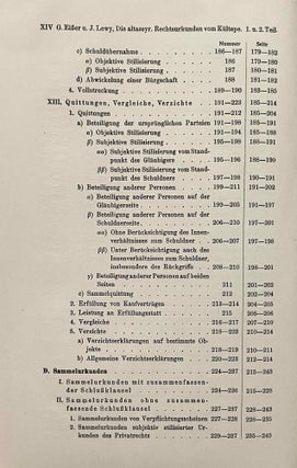 Die altassyrischen Rechtsurkunden vom Kültepe. Teil 1/2. Urkunden 1-290.