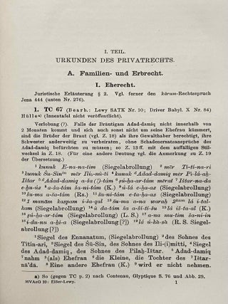 Die altassyrischen Rechtsurkunden vom K&uuml;ltepe. Teil 1/2. Urkunden 1-290.[newline]M12503-10.jpeg