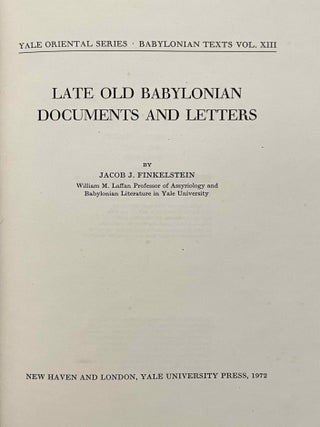 Late old Babylonian documents and letters (XEROX)[newline]M12507-02.jpeg