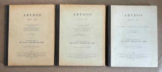 Abydos. Part I (1902). Part II (1903). Part III (1904) (complete set)[newline]M1258k-02.jpeg