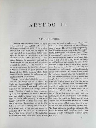 Abydos. Part I (1902). Part II (1903). Part III (1904) (complete set)[newline]M1258k-20.jpeg
