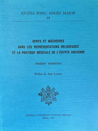 Item #M12635 Dents et m&acirc;choires dans les repr&eacute;sentations religieuses et la pratique m&eacute;dicale...[newline]M12635-00.jpeg