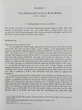 The Survey of Memphis III. Excavations at Kom Rabia (Site Rat), post-Ramesside levels and pottery.[newline]M12636a-03.jpeg