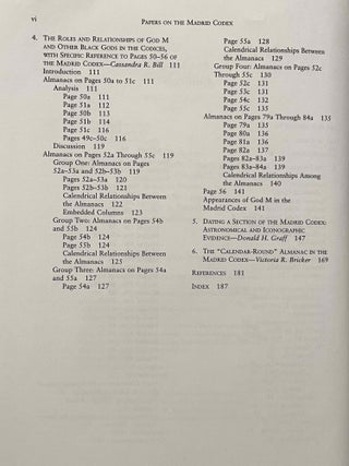 Papers on the Madrid codex