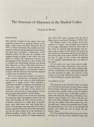 Papers on the Madrid codex