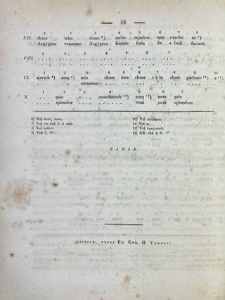 De lingua et literis veterum Aegyptiorum. Cum permultis tabulis lithographicis literas Aegyptiorum tum vulgari tum sacerdotali ratione scriptas explicantibus atque interpretationem Rosettanae aliarumque inscriptionum et aliquot voluminum papyraceorum in sepuloris repertorum exhibentibus. Accedunt Grammatica atque Glossarium Aegyptiacum. Pars 1 & 2 (complete)[newline]M12656-17.jpeg