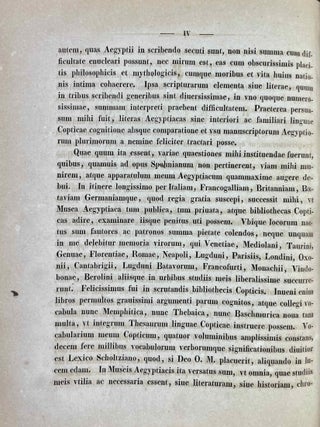 De lingua et literis veterum Aegyptiorum. Cum permultis tabulis lithographicis literas Aegyptiorum tum vulgari tum sacerdotali ratione scriptas explicantibus atque interpretationem Rosettanae aliarumque inscriptionum et aliquot voluminum papyraceorum in sepuloris repertorum exhibentibus. Accedunt Grammatica atque Glossarium Aegyptiacum. Pars 1 & 2 (complete)[newline]M12656-20.jpeg