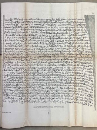 De lingua et literis veterum Aegyptiorum. Cum permultis tabulis lithographicis literas Aegyptiorum tum vulgari tum sacerdotali ratione scriptas explicantibus atque interpretationem Rosettanae aliarumque inscriptionum et aliquot voluminum papyraceorum in sepuloris repertorum exhibentibus. Accedunt Grammatica atque Glossarium Aegyptiacum. Pars 1 & 2 (complete)[newline]M12656-27.jpeg