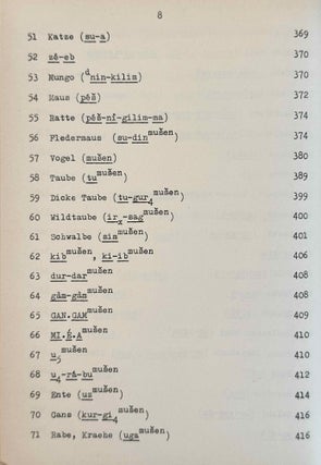 Tierbilder in der sumerischen Literatur