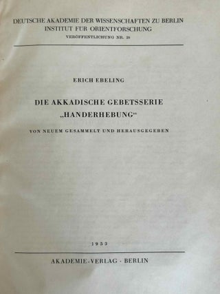 Die akkadische Gebetsserie "Handerhebung"[newline]M12715-02.jpeg