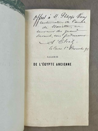 La galerie de l'Egypte ancienne &agrave; l'Exposition r&eacute;trospective du Trocad&eacute;ro. Description sommaire.[newline]M12726-01.jpeg